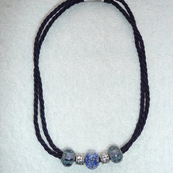 Cord belt, bracelet & necklace - Picture 4 of 8